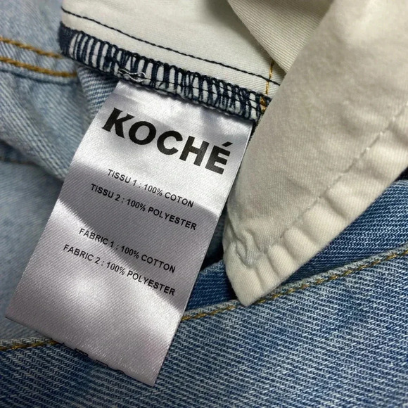 Koche striped wide leg jeans - Picture 7 of 16